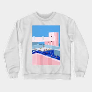 Spain pool Crewneck Sweatshirt